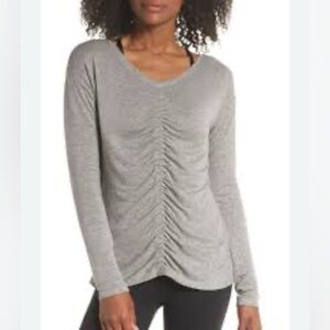 Zella Ruched Long sleeved tee-size M